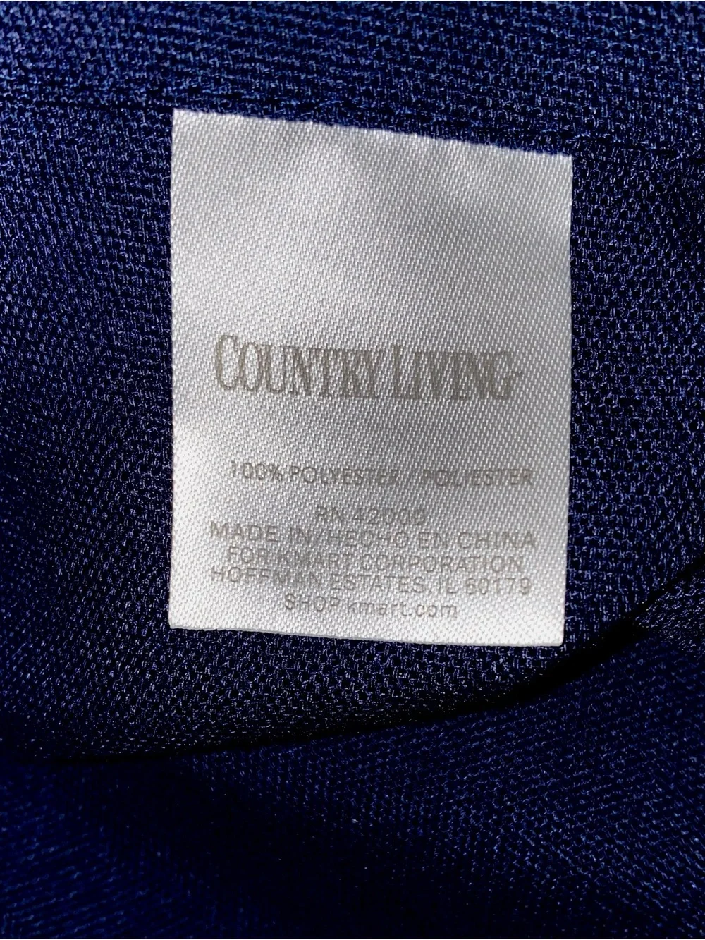 Navy Blue Tab-Top Curtains